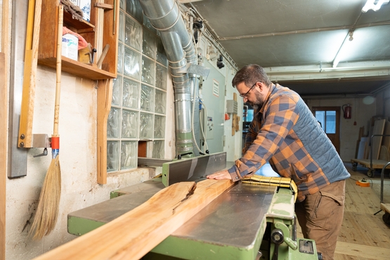 Schreinerei von innen