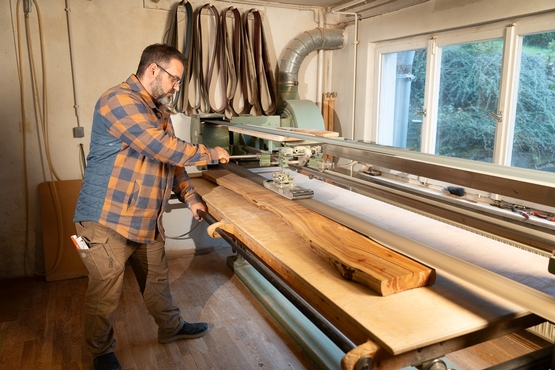 Schreinerei von innen